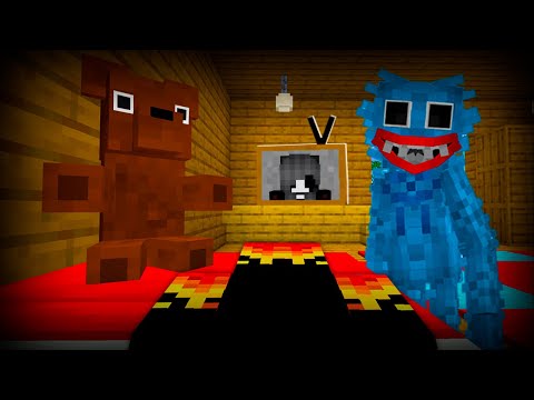 NUNCA ACORDE NO MEIO DA NOITE NO MINECRAFT (ou o huggy wuggy aparece)