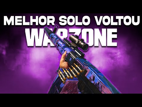 O MELHOR modo SOLO VOLTOU e eu TAMBÉM ao CoD WARZONE!