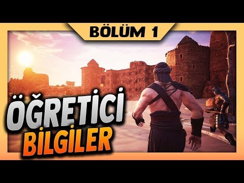 ÖĞRETİCİ BÖLÜM ! CONAN EXILES HAYATTA KALMA BÖLÜM 1