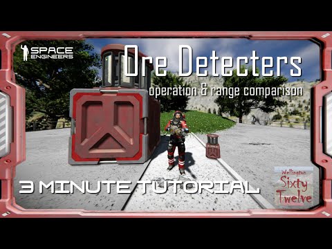 Ore Detectors – Space Engineers 3 Minute Tutorial