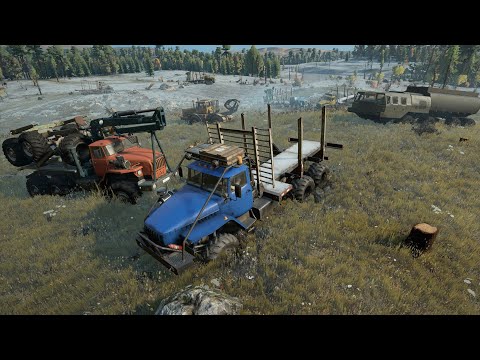 Pak_Lunx VS Old Betty | The Bog Remastered – Logging Marathon | SnowRunner Console Mods