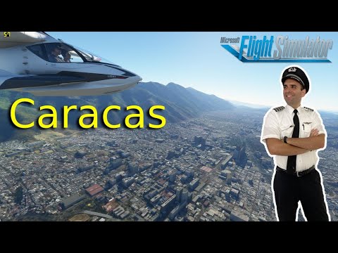 Paseo de Avion Caracas VENEZUELA con Flight Simulator 2020 | Maiquetia – La Carlota | En el ICON A5