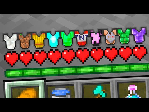 PASO MINECRAFT pero HAY ARMADURAS PERSONALIZADAS 😱💎