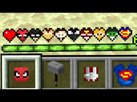 Paso Minecraft pero los Corazones son Super Héroes