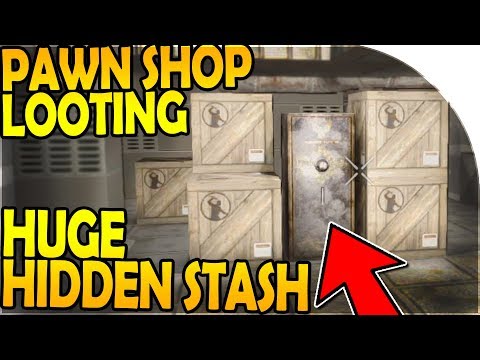 PAWN SHOP LOOTING! (*HUGE* SECRET HIDDEN STASH) – 7 Days to Die Alpha 16 Gameplay Part 61 S2