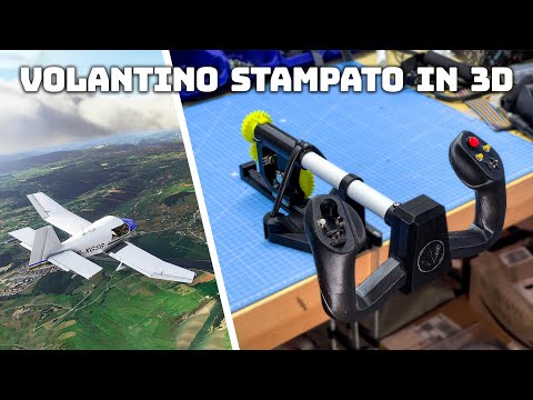 Periferiche Flight Simulator stampate in 3D! – Costruiamo il volantino