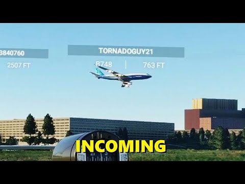 Pilots Being RECKLESS Over Chicago in Microsoft Flight Simulator (Multiplayer)
