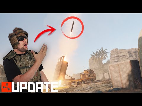 PIOR UPDATE DA HISTORIA? BASE MILITAR, MLRS, FOGUETES | RUST UPDATE