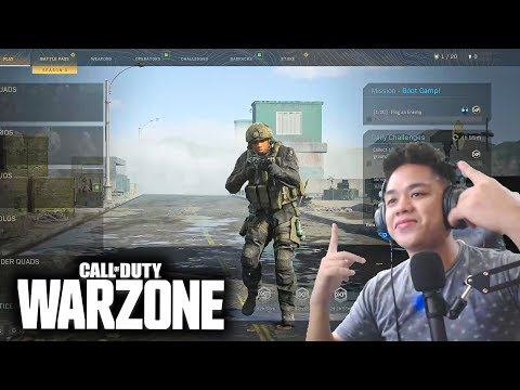 Playing Call Of Duty: WARZONE for the FIRST TIME!!