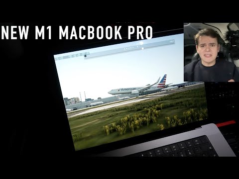 Playing Flight Simulator On A PLANE – M1 MacBook Pro CRAZY Performance
