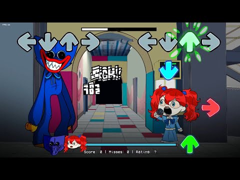 Playtime FNF ( Huggy Wuggy VS Poppy Incredible Doll ) – Friday Night Funkin' Vs Poppy Playtime Mods