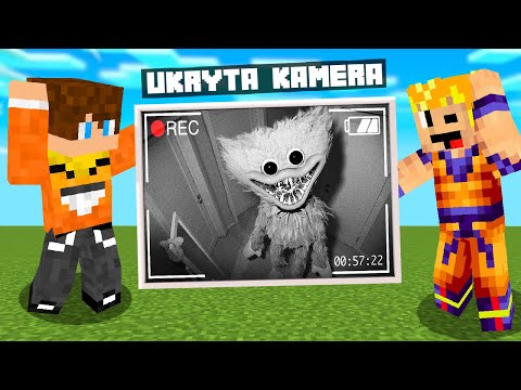 PODGLĄDAMY HUGGY WUGGY NA UKRYTYCH KAMERACH w Minecraft!