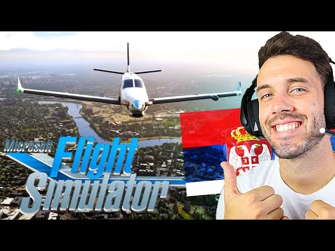 POLETIO SAM IZ BEOGRADA U IGRI SA NAJLJEPŠOM GRAFIKOM IKAD!! * RAZBIO AVION * FLIGHT SIMULATOR 2020