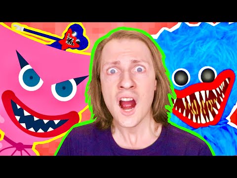 POPPY PLAYTIME : 3 JEUX D’HORREUR ROBLOX AVEC HUGGY WUGGY LA PELUCHE PSYCHOPATHE ! Délires de Max