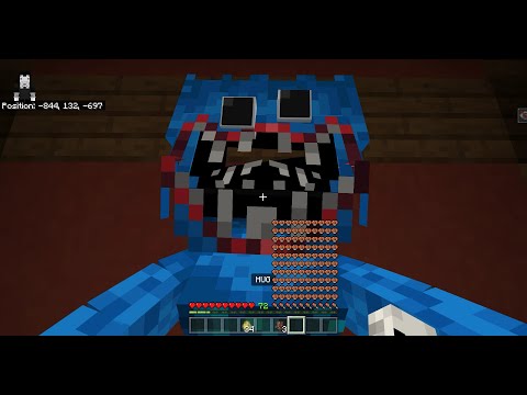 Poppy Playtime addon test | Huggy Wuggy in minecraft