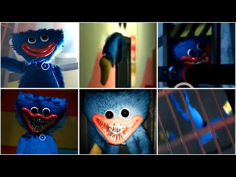 Poppy Playtime ALL Huggy Wuggy Cutscenes