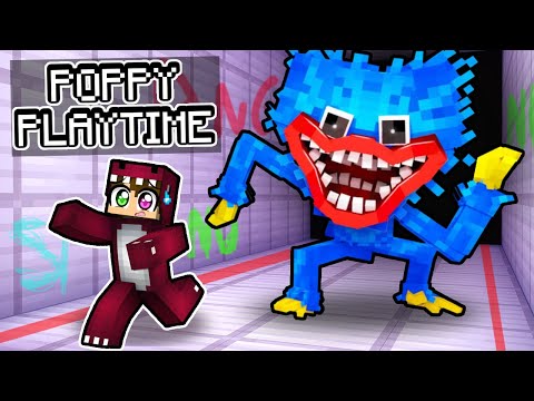 POPPY PLAYTIME en MINECRAFT 😰 RAPTOR MINECRAFT ROLEPLAY