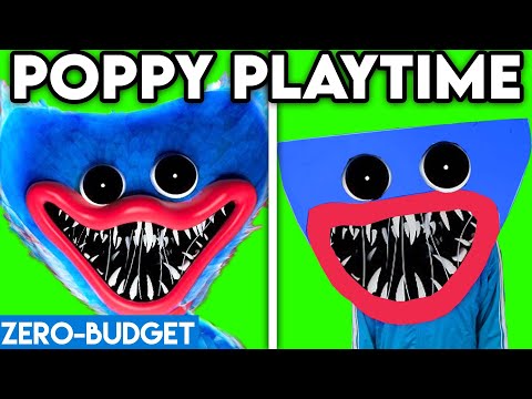POPPY PLAYTIME WITH ZERO BUDGET! (HUGGY WUGGY FUNNY PARODY BY LANKYBOX!)
