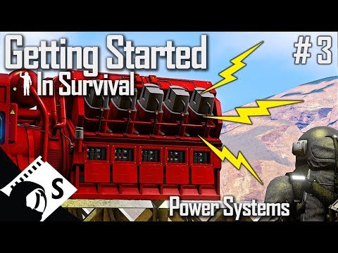 Power Systems – Getting Started in Space Engineers #3 (Survival Tutorial Series)