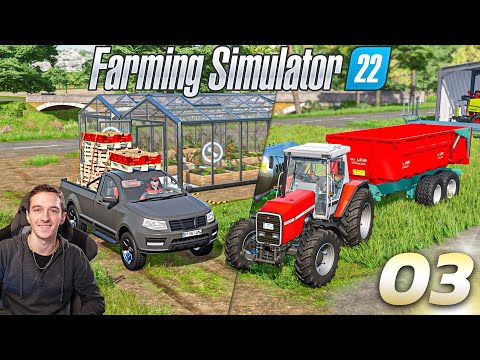 PREMIERE SERRES et MOD SUR FARMING SIMULATOR 22 ! Carrière Suivie #3