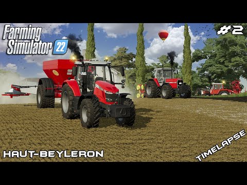 Preparing FIELDS and making HAY | Animals on Haut-Beyleron | Farming Simulator 22 | Episode 2