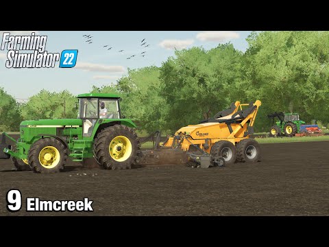 PREPARING THE FIELDS FOR NEXT CROPS – Farming Simulator 22 FS22 Elmcreek Ep 9