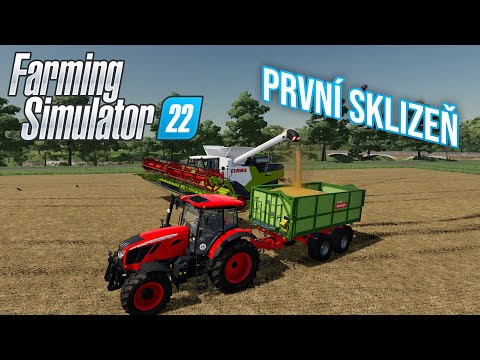 PRVNÍ SKLIZEŇ! | Farming Simulator 22 #01