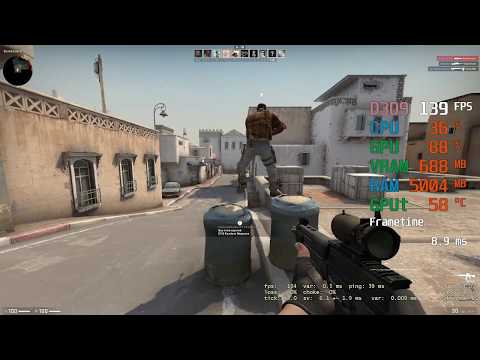 Radeon Vega 11 Graphics — AMD Ryzen 5 3400G — CSGO Counter-Strike Global Offensive FPS Test Low