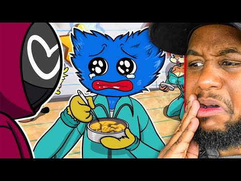 Reacting to HUGGY WUGGY SAD ANIMATIONS !! (Poppy Playtime Reaction)