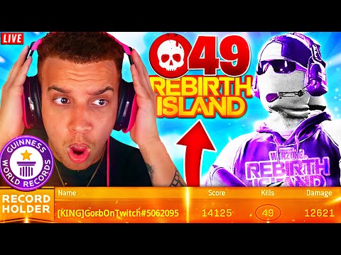 Reacting to *NEW* WORLD RECORD 49 KILLS in Warzone Rebirth Island! (NEW KILL RECORD)