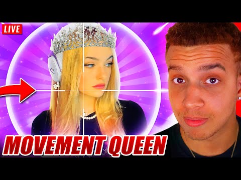 Reacting to the NEW MOVEMENT QUEEN in Warzone! 👑 (Best Girl Gamer)
