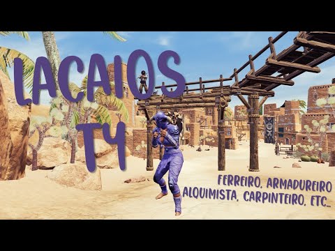 Respawn de Lacaios T4 | Ferreiro de Dano, Armadureiro, Alquimista, Carpinteiro… Conan Exiles ♥