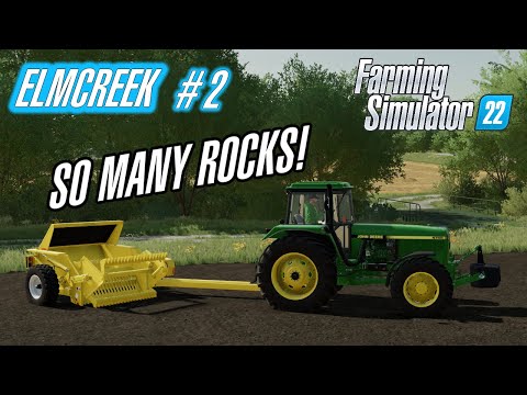 Rock Picking & Harvest Wrap Up! – Farming Simulator 22 – ELMCREEK Episode 2