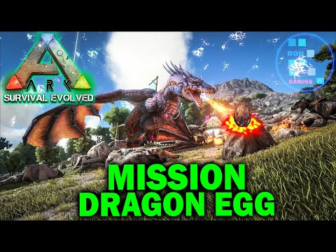RON Tried To Steal Eggs And Got Chased By Wyvern | Ark : Survival Evolved