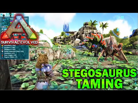 RON Tries To Tame Tek Stegosaurus Of High Level | Ark: Survival Evolved