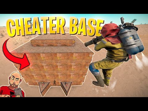 RUST ADMIN vs CHEATER BASE