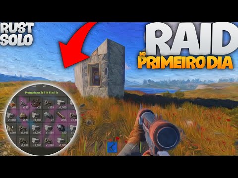 RUST SOLO BR  – COMEÇANDO DO 0 E JA RAIDANDO