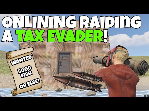 RUST | Trap Base Solo Series 3/3 –  ONLINE RAIDING a tax evader !