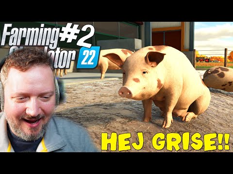 så er der BACON!😍! – Farming Simulator 22 Dansk Ep 2 med ComKean