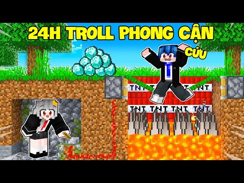Sammy Thử Thách Một Ngày TROLL Phong Cận Phát Điên Trong Minecraft