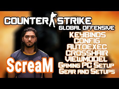 ScreaM Counter Strike Global Offensive Settings, Keybinds & Setup 2020 Update