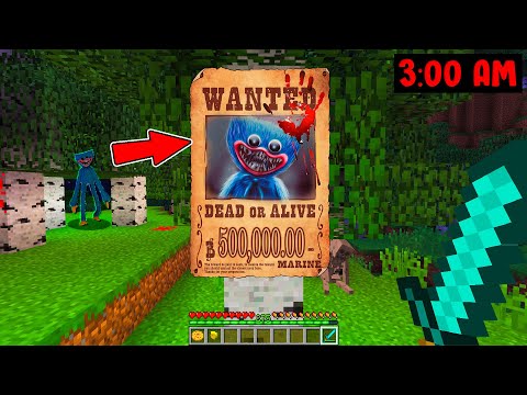 ¡SE BUSCA A HUGGY WUGGY A LAS 3 AM EN MINECRAFT! 😱💰 | MrOni ATRAPA A POPPY PLAY TIME EN MINECRAFT!