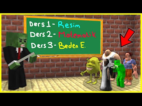 ŞEHİRDEKİ ÇOCUKLAR OKULA BAŞLADI! 😱 – Minecraft