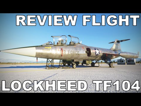 Sim Skunk Works TF-104 Starfighter | Sidewinder Route | Review Flight | Microsoft Flight Simulator