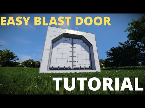 Simple Rotor Blast Door Tutorial – Space Engineers