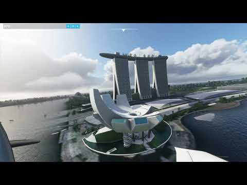 Singapore in Microsoft Flight Simulator Release version