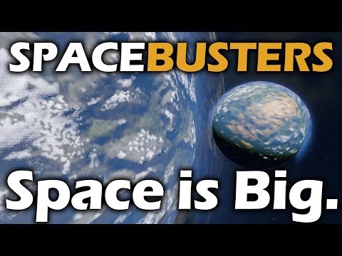 Space Busters | What Would Life-Sized Planets Look Like? | Space Engineers