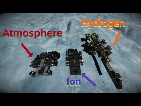 Space Engineers 3 Thruster Types
