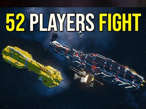 Space Engineers – 52 Players Battle For Prize