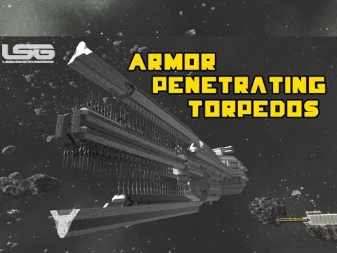 Space Engineers – Armor Penetrating Torpedos Hull Breaching Part 10